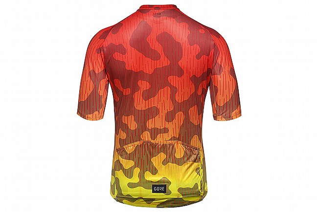 Gore Wear Mens Gore Rain Camo Jersey Fireball