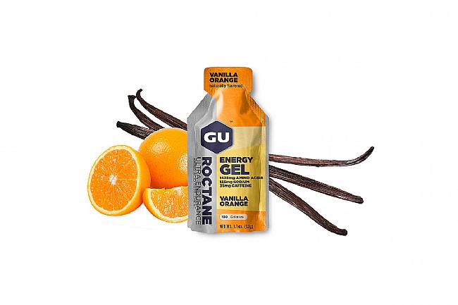 GU Roctane Energy Gel (Box of 24) Vanilla Orange w/35mg of Caffeine