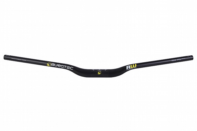 Burgtec Ride Wide Carbon DH Riser Handlebar 800mm x 30mm - UD Black