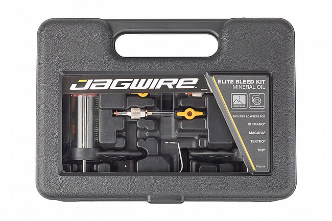 Jagwire Elite Mineral Oil Bleed Kit Shimano, Magura, and Tektro Adapters