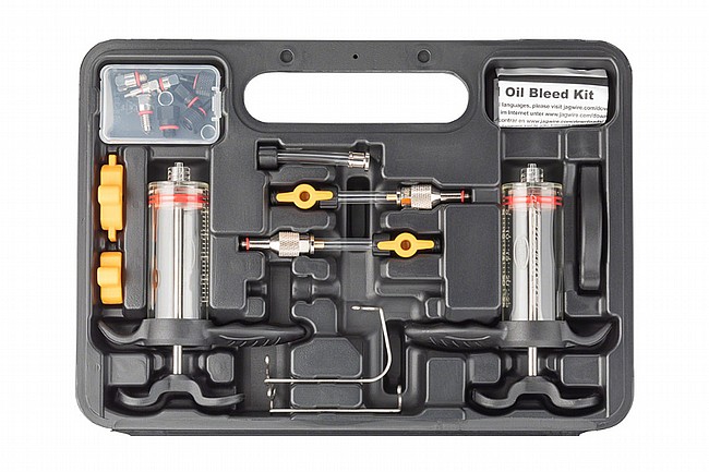 Jagwire Elite Mineral Oil Bleed Kit Shimano, Magura, and Tektro Adapters