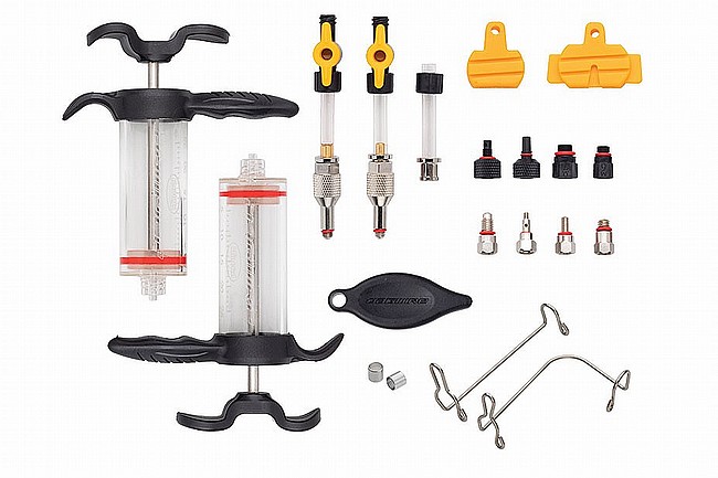 Jagwire Elite Mineral Oil Bleed Kit Shimano, Magura, and Tektro Adapters