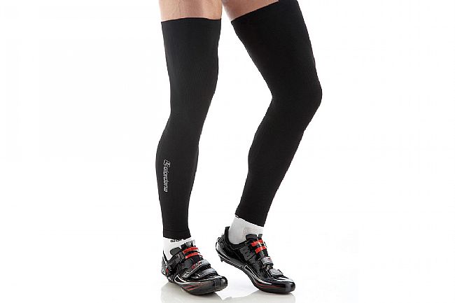 Giordana Lightweight Knitted Dryarn Leg Warmer Black - XS/S