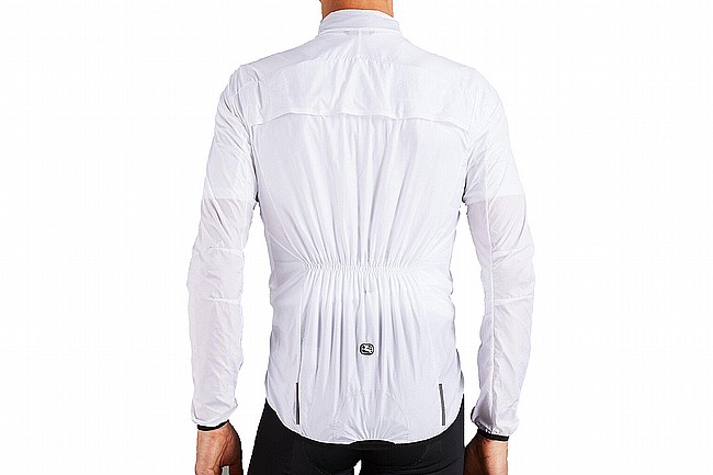 Giordana Mens Zephyr Jacket Opaque White w/ Black Accent