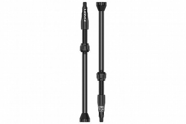 Lezyne CNC TLR Valves 80mm - Black