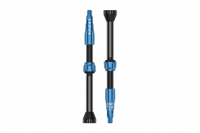 Lezyne CNC TLR Valves 60mm - Blue