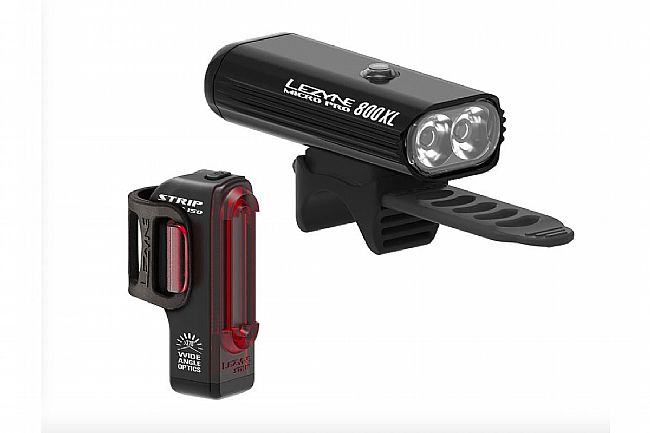 Lezyne Micro Drive Pro 800XL / Strip Drive Rear Light Lezyne Micro Pro 800XL Front / Strip Drive Rear Light