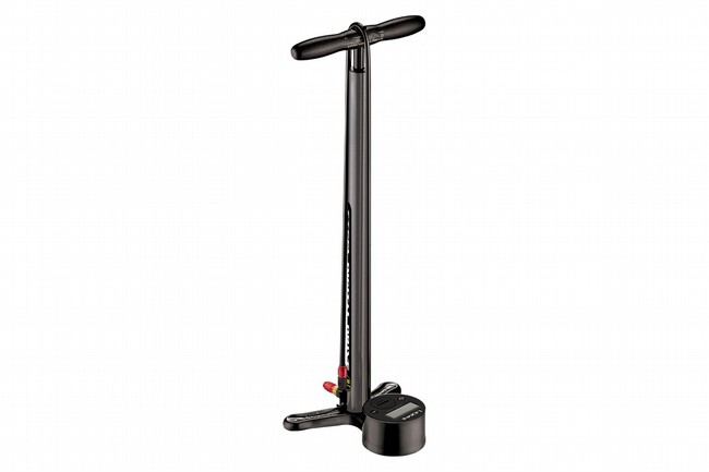 Lezyne Steel Digital Drive Floor Pump Metallic Silver