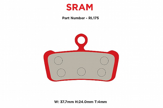 mtx red label brake pads