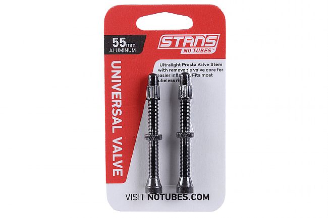 Stans NoTubes Alloy Tubeless Valve Stems 55mm - Black