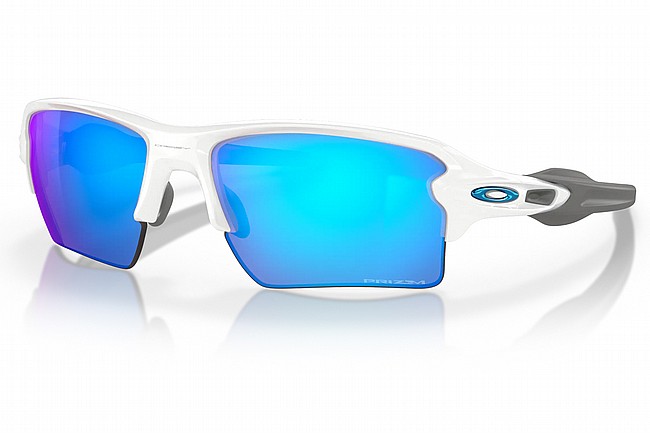 Oakley Flak 2.0 XL Sunglasses Polished White - PRIZM Sapphire