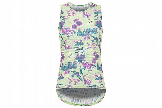 Pearl Izumi Womens Transfer Mesh Tank Baselayer Desert Green Coslope