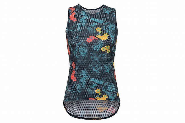 Pearl Izumi Womens Transfer Mesh Tank Baselayer Floral Blues