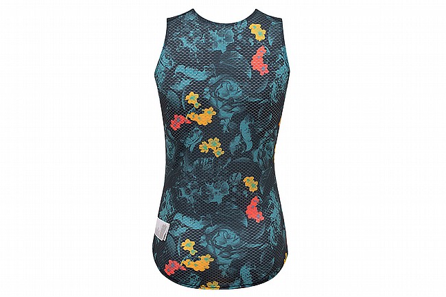 Pearl Izumi Womens Transfer Mesh Tank Baselayer Floral Blues