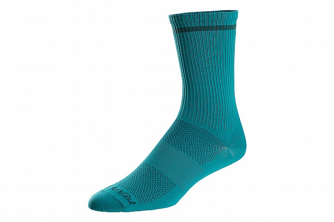 Pearl Izumi Mens Transfer 7-inch Sock Gulf Teal Stripe
