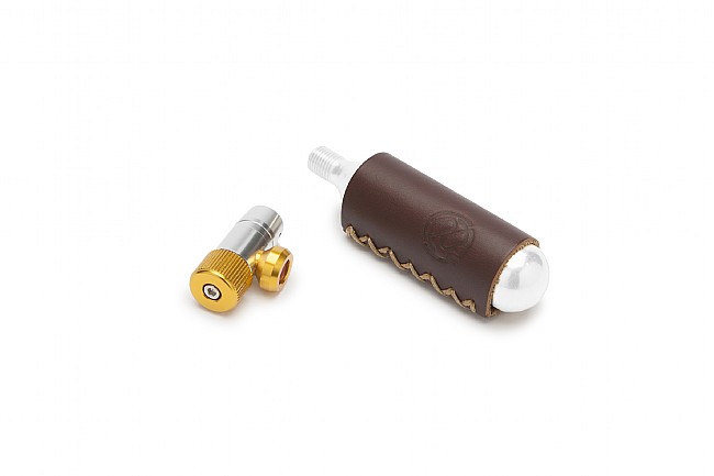 Portland Design Works Tiny Object CO2 Inflator with Leather C02 Holder Portland Design Works Tiny Object CO2 Inflator with Leather C02 Holder