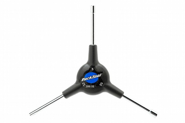 Park Tool SW-15 3-Way Internal Nipple Wrench 