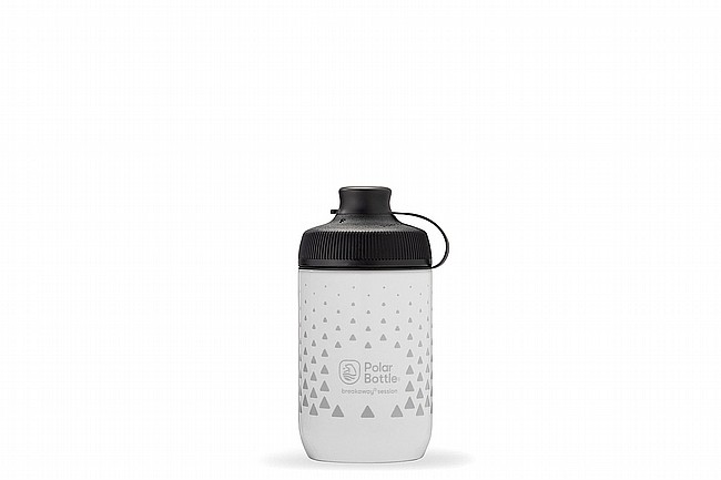 Polar Bottle Session Muck Water Bottle 15oz White/Charcoal