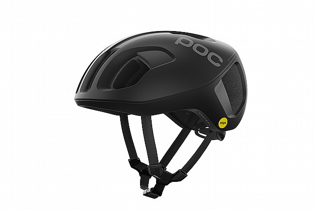POC Ventral MIPS Road Helmet Uranium Black Matte