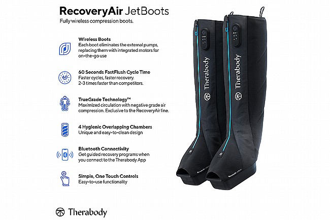 RecoveryAir JetBoots Pneumatic Leg Compression System 