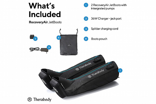 RecoveryAir JetBoots Pneumatic Leg Compression System 