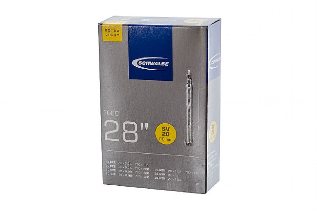 Schwalbe Extra Lite 700c Road Tube 700 X 18/25mm - 80mm presta