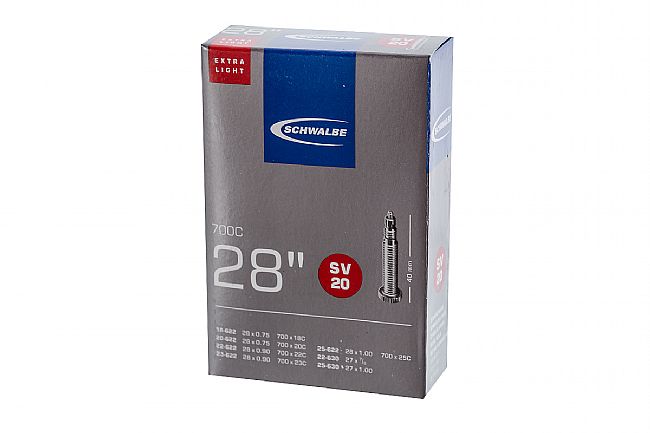 Schwalbe Extra Lite 700c Road Tube 700 X 18/25mm - 40mm presta