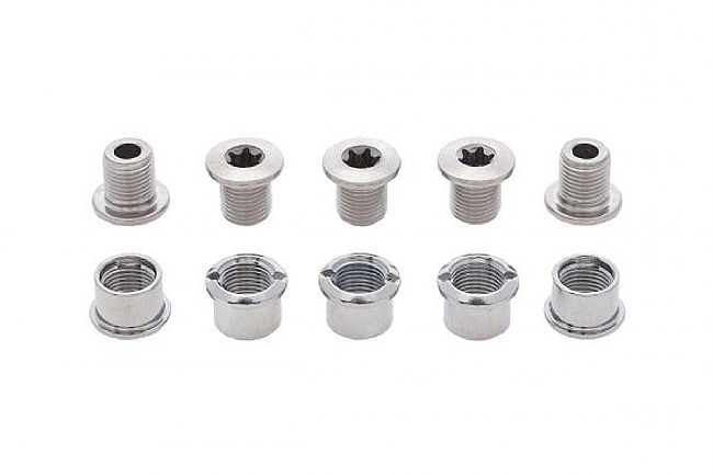 Shimano FC-5700 Gear Fixing Bolt & Nut (5 Sets) Shimano 105 5700 Double Chainring Bolt Set of 10