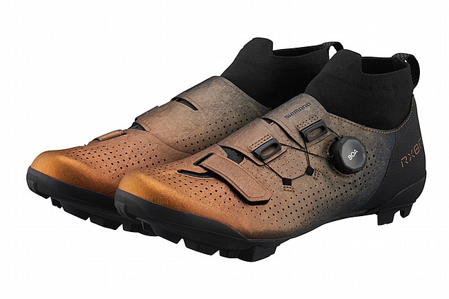 Shimano Mens SH-RX801R Wide Gravel Shoe Metallic Orange