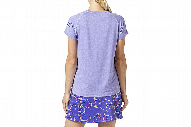 Terry Womens Tech Tee Flow Iris/Block