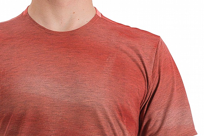 Sportful Mens Flow Giara Tee Cayenna Red/Mud