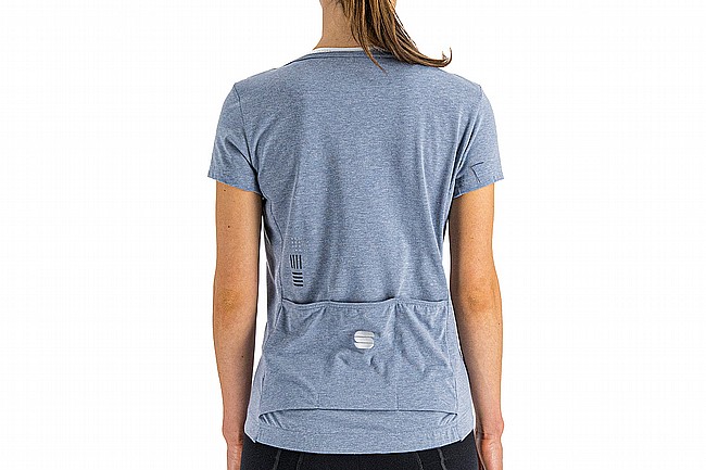 Sportful Womens Giara Tee Blue Sea