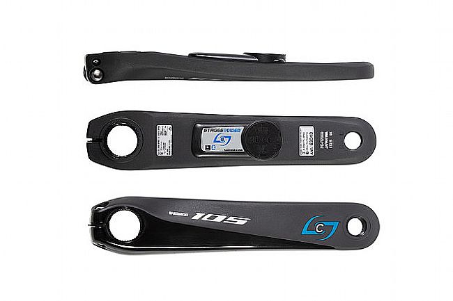 Stages Cycling Shimano 105 7000 Single Leg Power Meter Shimano 105 - Black