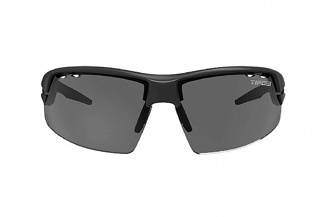 Tifosi Crit Sunglasses Matte Black - Smoke/AC Red/Clear Lenses
