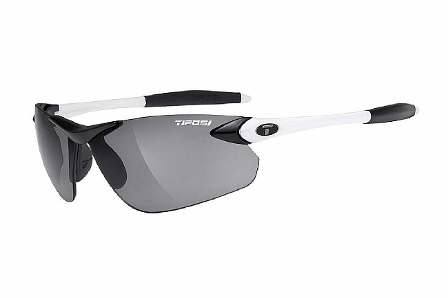 Tifosi Seek FC Sunglasses Black/White - Smoke Fototec