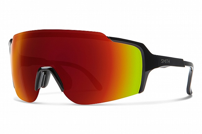 Smith Flywheel Sunglasses Black - Red Mirror Lenses