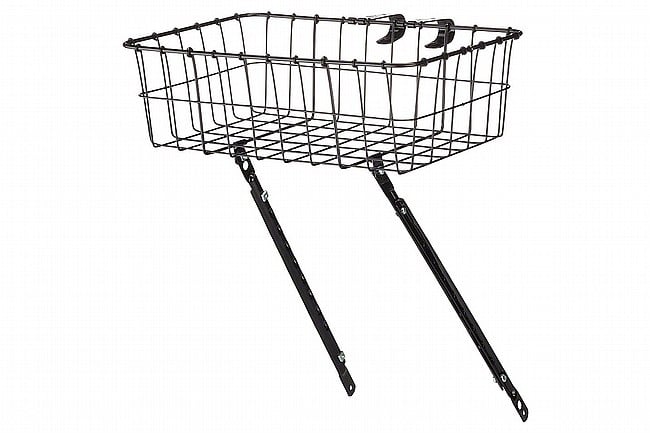Wald Front Basket 1372 - Gloss Black, Medium