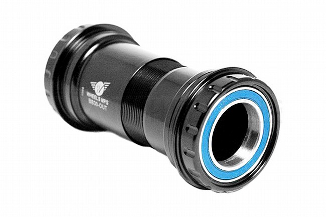 Wheels Mfg BB30 Outboard ABEC-3 Threaded Bottom Brackets Black - 24/22mm For Sram GXP