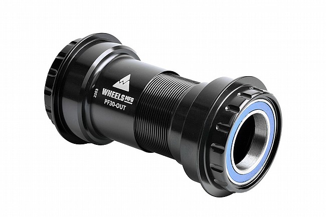 Wheels Mfg PF30 Outboard ABEC-3 Threaded Bottom Brackets Black - 24mm For Shimano