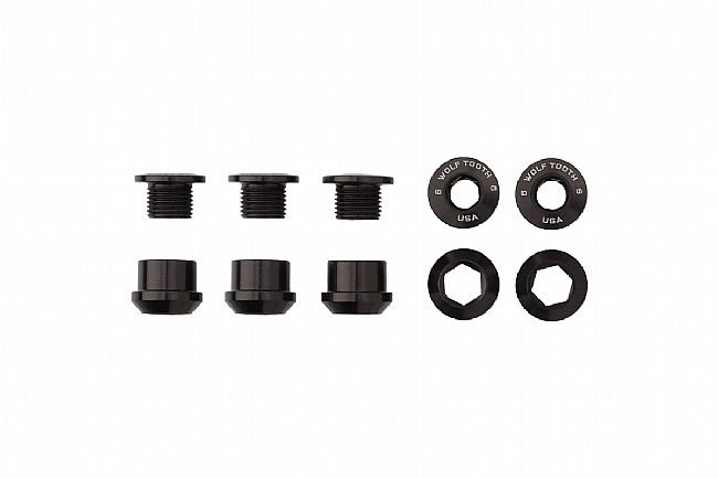 Wolf Tooth Components Set of 5 Alloy Chainring Bolts for 1x Drivetrains 