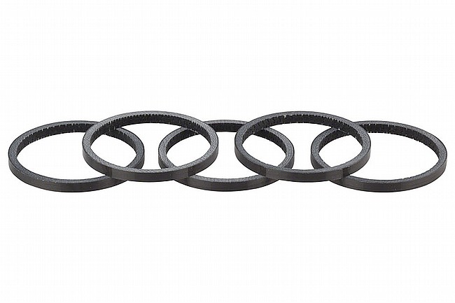 WHISKY No.7 Carbon Headset Spacer (5-Pack) 2.5mm - Gloss Carbon