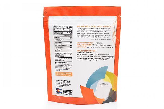 Tailwind Nutrition Endurance Fuel Mandarin Orange Nutrition Facts (30 Servings)