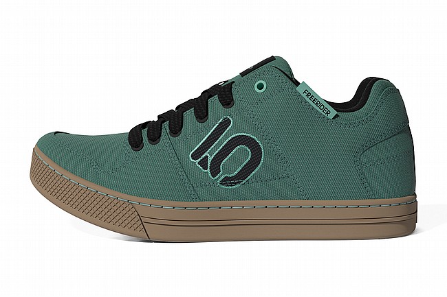 Five Ten Womens Freerider Canvas Mountain Bike Shoe Hazy Emerald/Core Black/Acid Mint