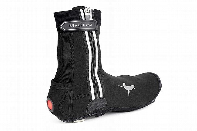 SealSkinz All Weather LED Cycle Overshoe Black