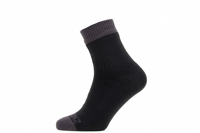 SealSkinz Waterproof Warm Weather Ankle Length Sock Black/Grey