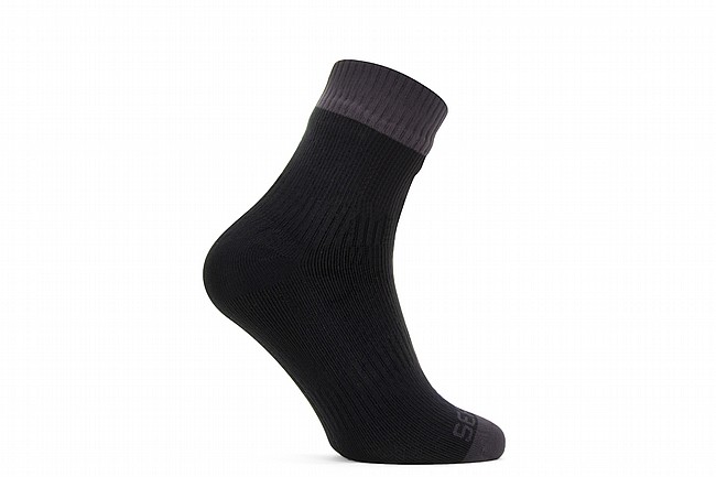 SealSkinz Waterproof Warm Weather Ankle Length Sock Black/Grey