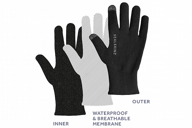 SealSkinz Waterproof All Weather Ultra Grip Knitted Glove 