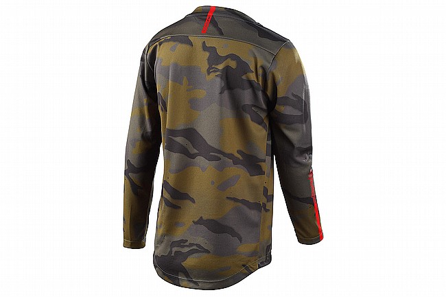 Troy Lee Designs Youth Flowline LS Jersey Spray Camo Army