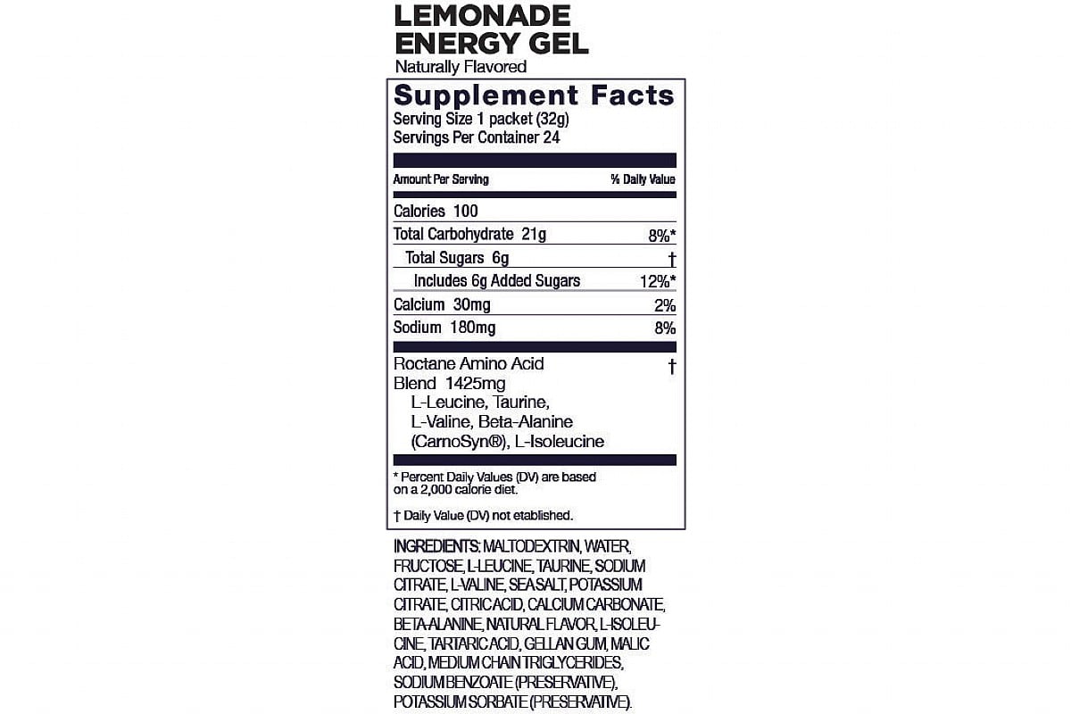 Lemonade Nutrition Facts
