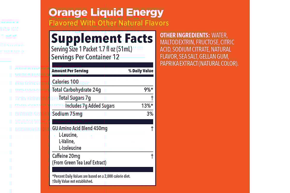 Orange (20mg Caffeine)